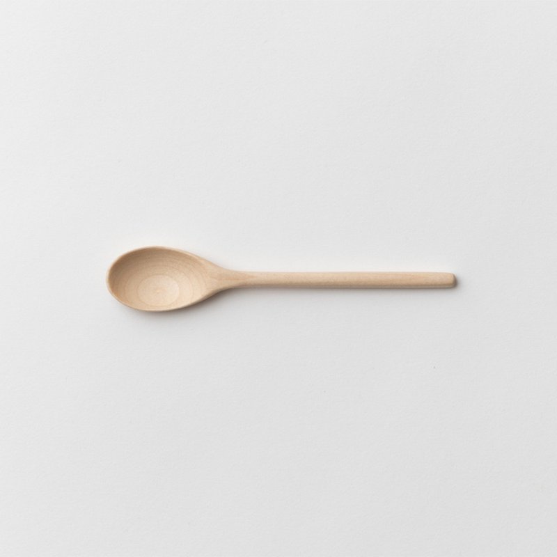 Taffeta maple teaspoon - ช้อนส้อม - ไม้ สีกากี