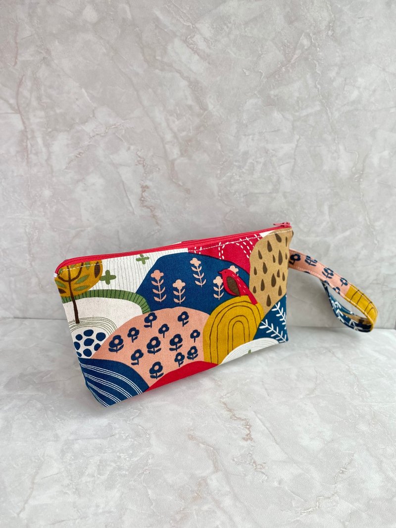 Zip wristlet - Toiletry Bags & Pouches - Cotton & Hemp Red