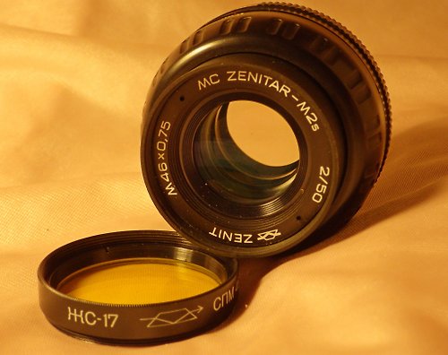geokubanoid KMZ MC ZENITAR-M2s 鏡頭 F2 50mm 適用於 M42 ZENIT PENTAX 相機