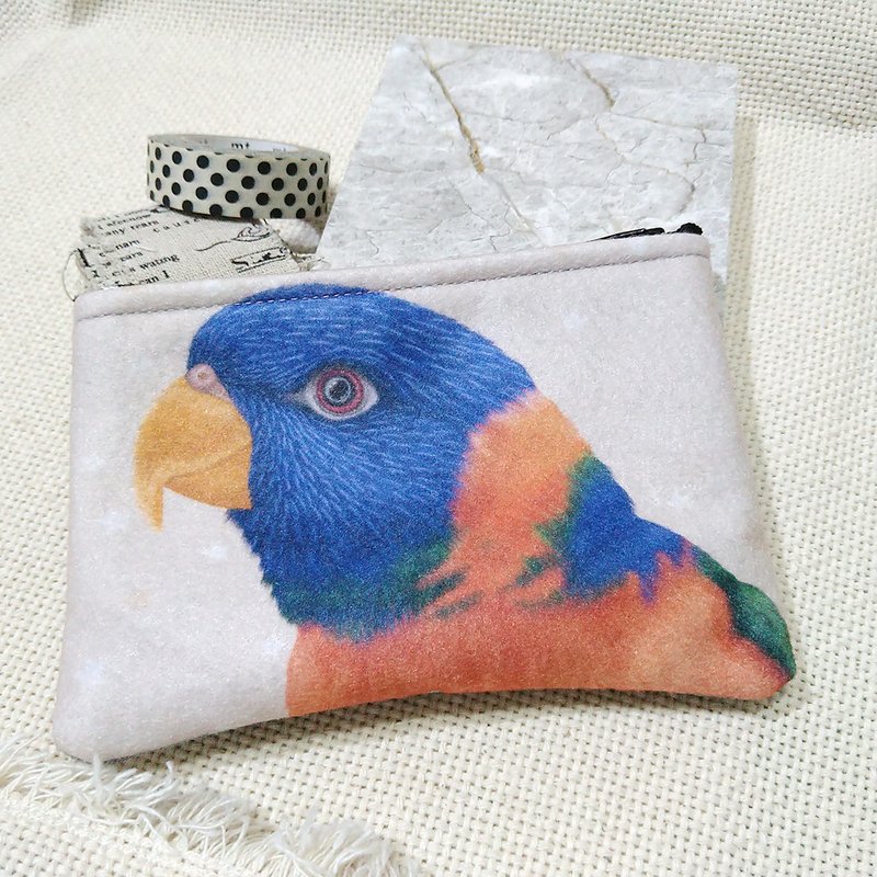 Lorikeet_Nonwoven coin purse_ - Coin Purses - Other Man-Made Fibers 