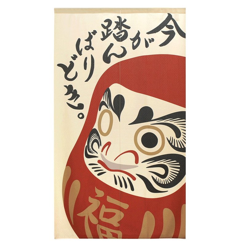 日本コスモ長門簾達摩福神 - 門簾/門牌 - 其他人造纖維 