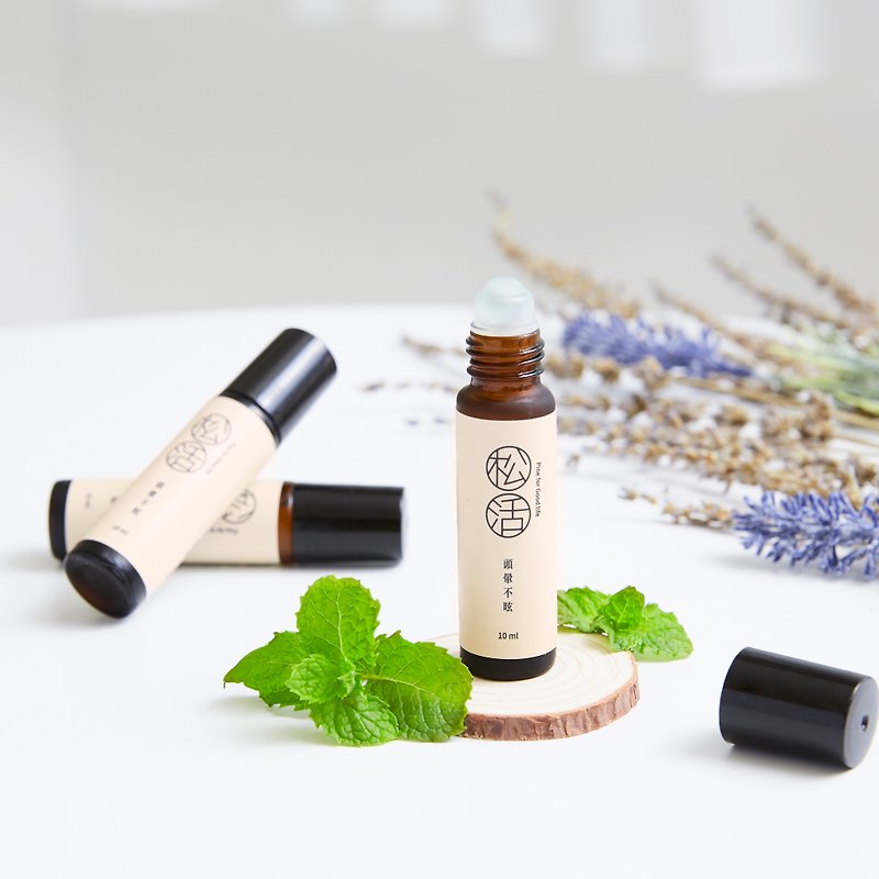 [Dizziness and no dizziness] Fragrance essential oil stick summer countermeasures to boost the spirit, soothe the body and mind, and expel mosquitoes - Fragrances - Glass Brown