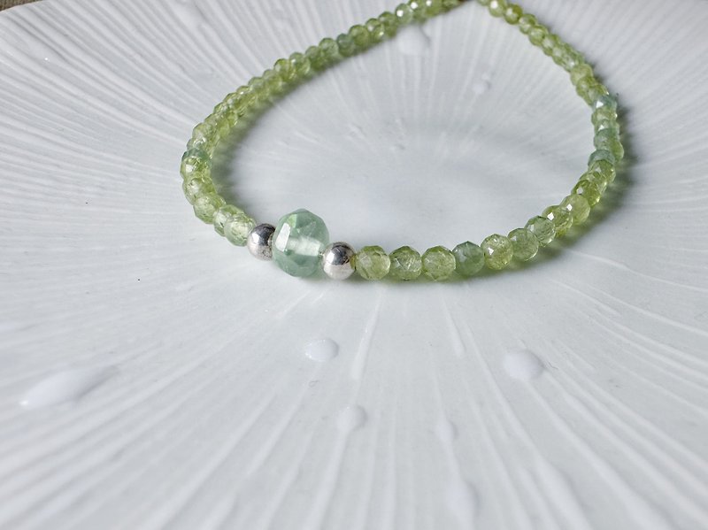 MH Natural Stone Series_Emerald Lake_Green Stone - Bracelets - Semi-Precious Stones Green