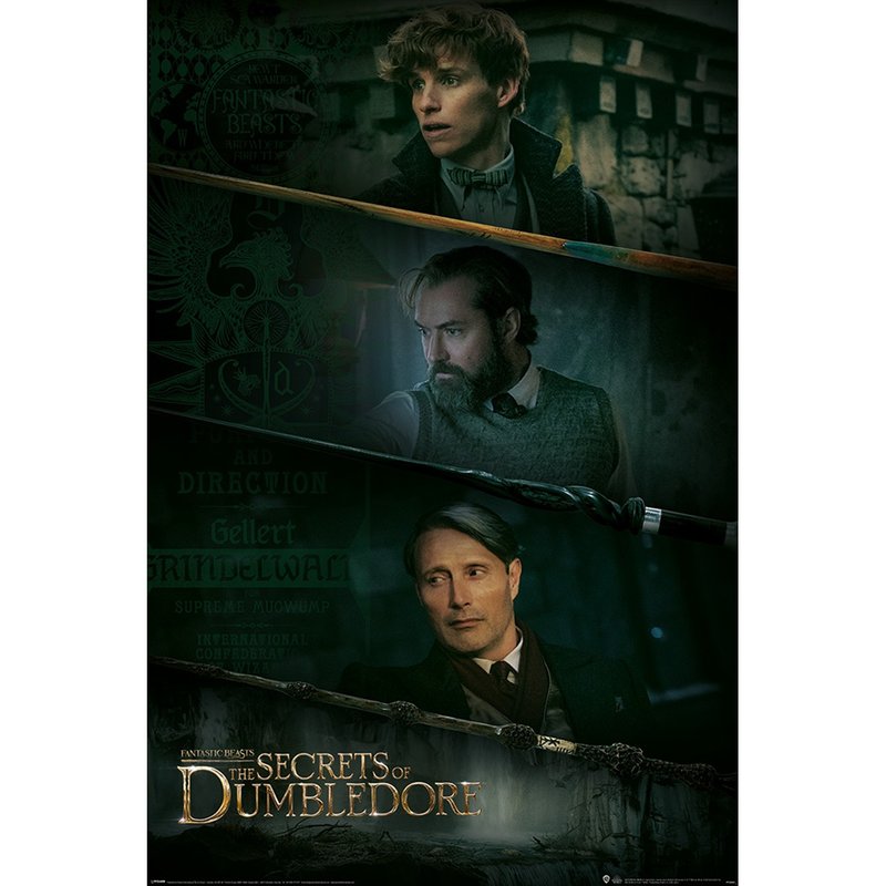 [Monsters and their Origin] Dumbledore's Secret (Three Wands) Import Poster - Posters - Other Materials Multicolor