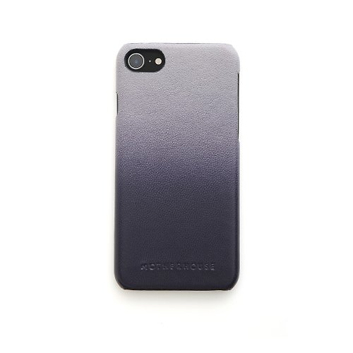 MOTHERHOUSE Irodori 季節色彩皮革手機殼-白銀 iPhone 7、8、SE