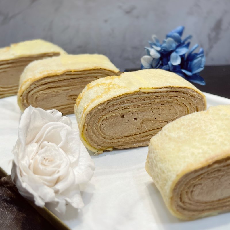Earl Grey Milk Tea Melaleuca Roll - Cake & Desserts - Other Materials 