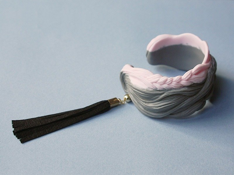 [Order Production] Ami Ami Bangle [pink] - Bracelets - Plastic Pink