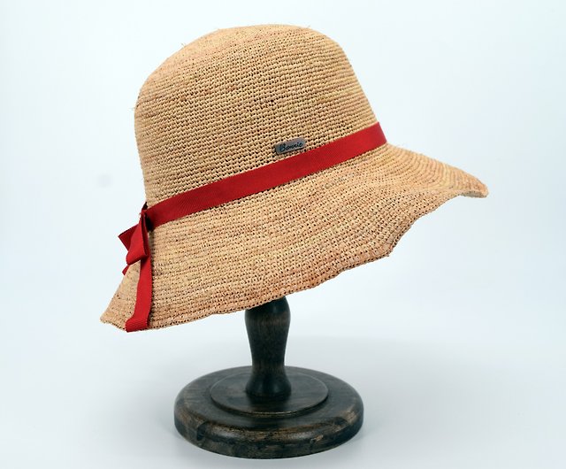 Midsummer fruit raffia straw hat - lychee (foldable, decorative storage  belt) - Shop bonniehats Hats  Caps - Pinkoi
