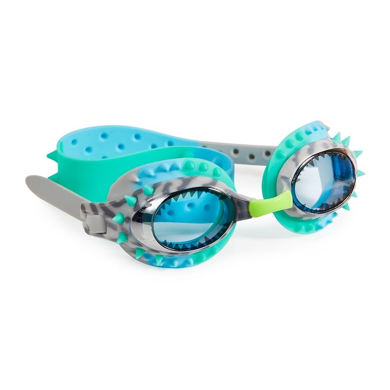 美國Bling2o 兒童造型泳鏡 史前時代系列-藍灰色 - 嬰兒/兒童泳衣 - 塑膠 多色