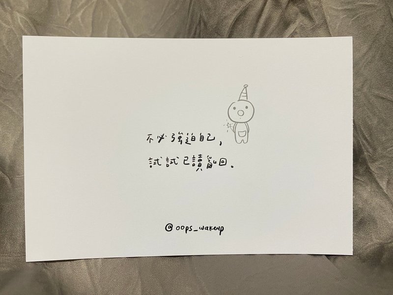 Life is(明信片組) - 卡片/明信片 - 紙 白色