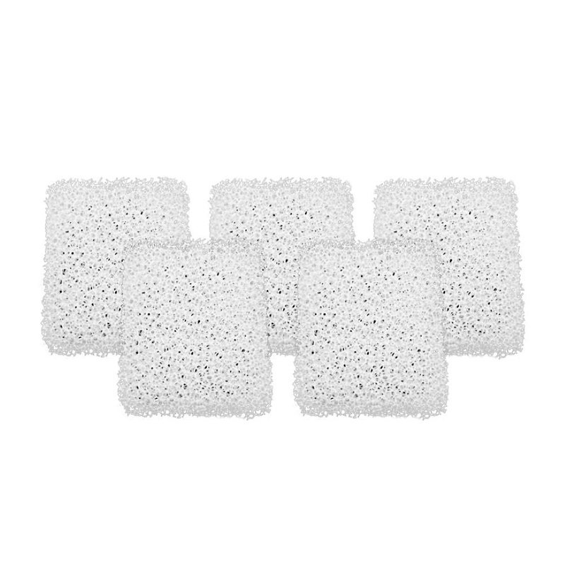 Miiibo Special Sponge (5 Pieces) Pet Water Dispenser Accessories Pet Supplies Cats and Dogs - Other - Sponge White