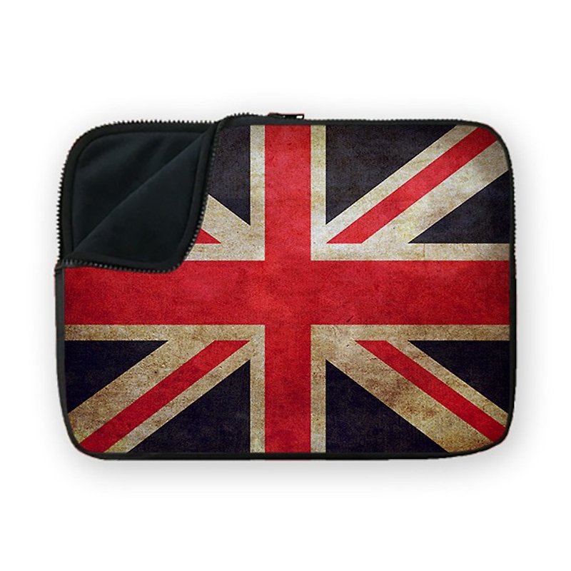 United Kingdoms Flag shock absorbing waterproof laptop bag BQ7-MSUN12 - กระเป๋าแล็ปท็อป - วัสดุอื่นๆ 