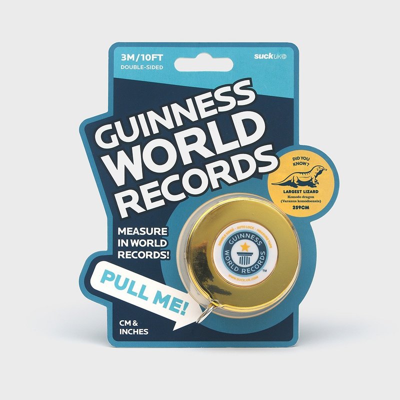 UK SUCK UK Guinness World Records Tape Measure (joint brand) - Other - Plastic 