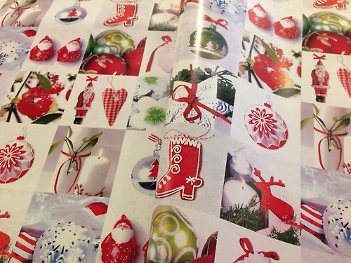 Crystal Rose Ribbon 緞帶專賣 歡樂聖誕/瑞士Stewo包裝紙
