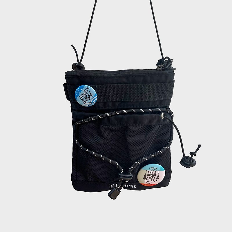 Jungle CrossBody Bag (Black) - Messenger Bags & Sling Bags - Other Materials Black