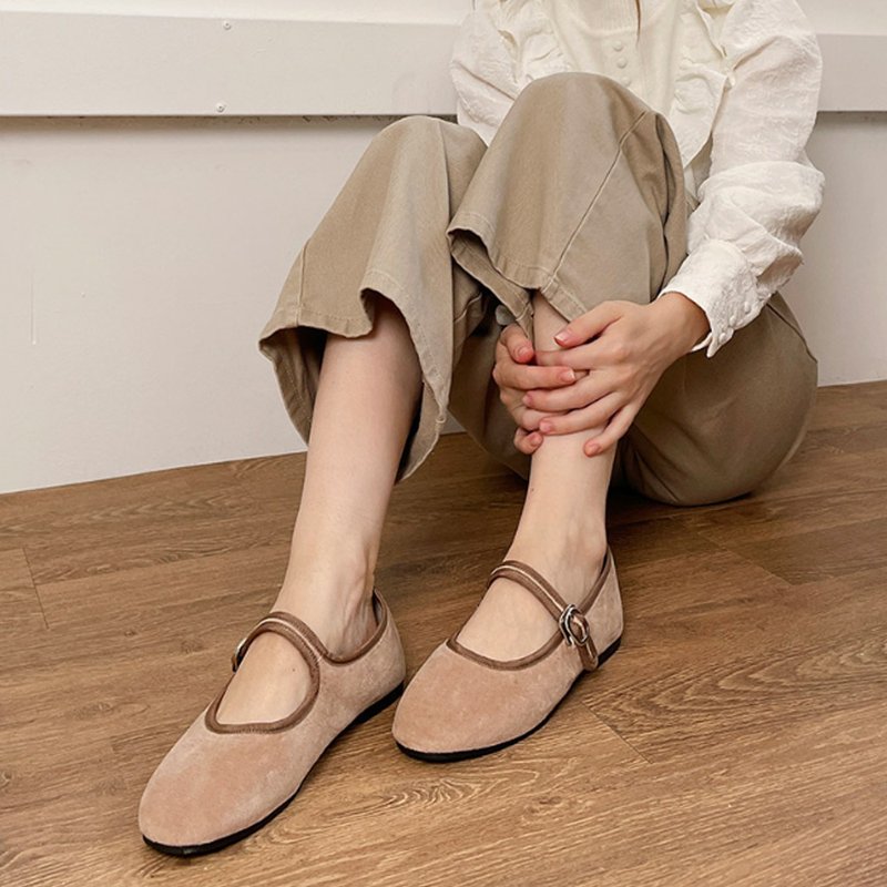 PRE-ORDER 韓國人手製 MACMOC Bella 平底鞋 Beige - 其他女皮鞋 - 其他材質 