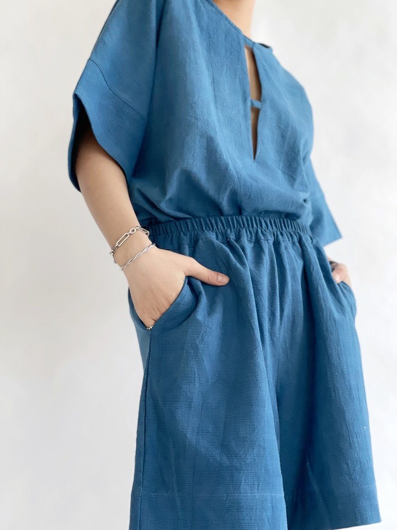 V set premium cotton - 其他 - 棉．麻 藍色