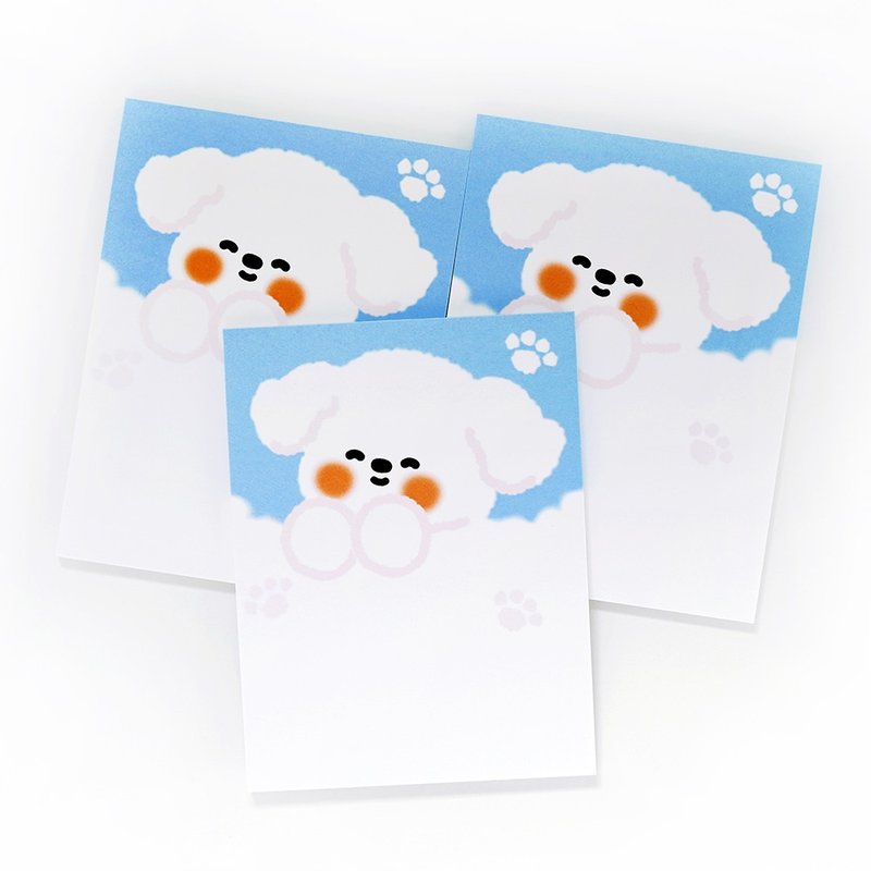 Mongle Mongle Anko notepad - Sticky Notes & Notepads - Paper Blue