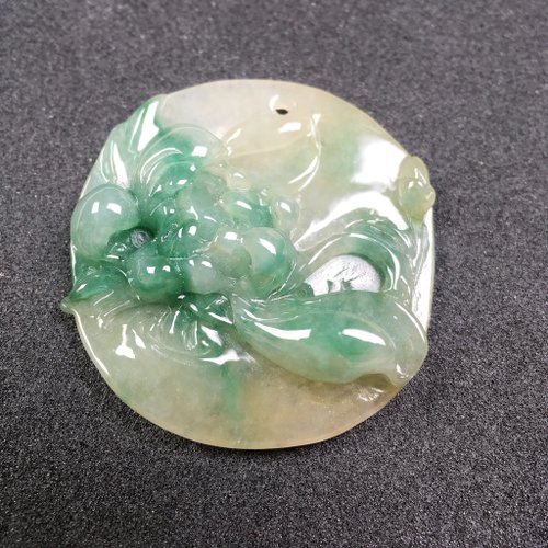 瓔珞翡翠 飄花翡翠蓮花 | 天然緬甸A貨翡翠 | 送禮