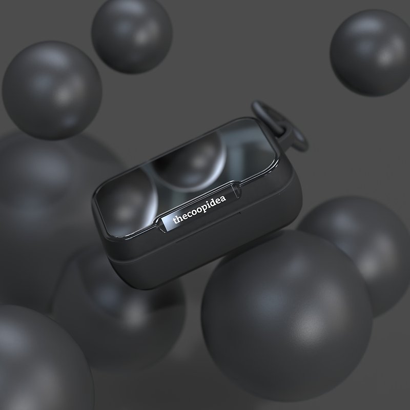 BEANS DON Wireless Bluetooth Headphones | Mirror Black - Headphones & Earbuds - Other Materials Black