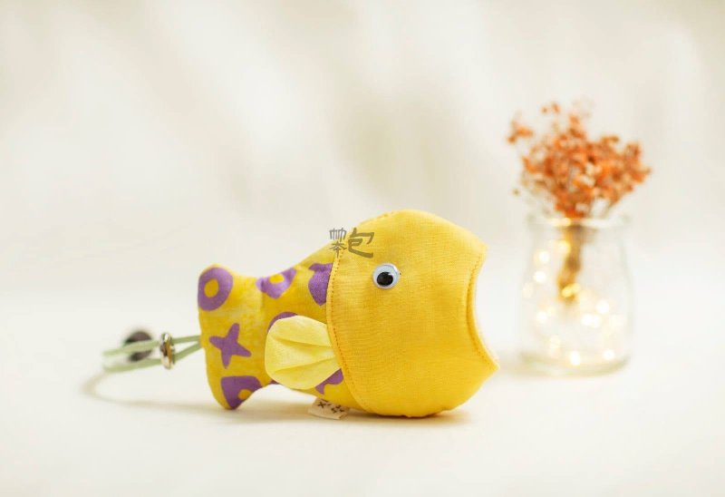 keycase - Keychains - Cotton & Hemp Yellow