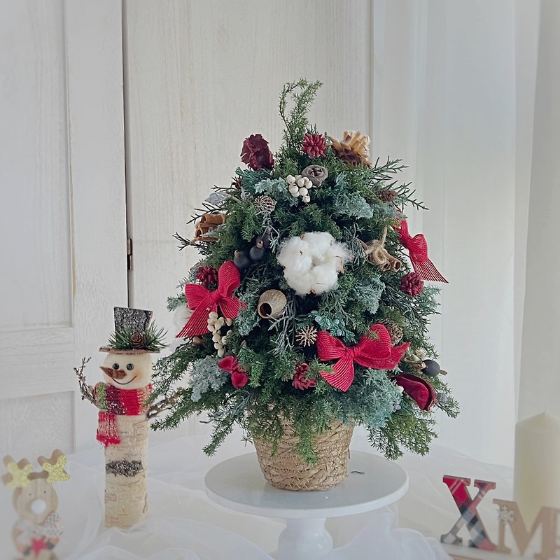 SEE Floral Design Everlasting Flower/Neverfading Flower-Bright Everlasting Cedar Christmas Tree - Dried Flowers & Bouquets - Plants & Flowers 