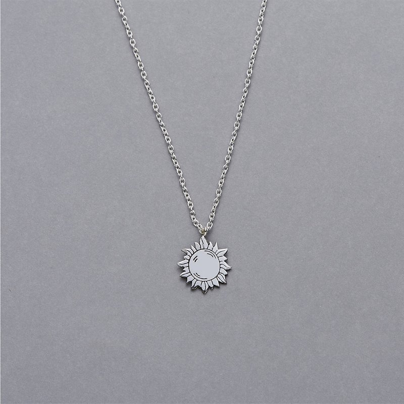 Necklace Sun - Necklaces - Sterling Silver 