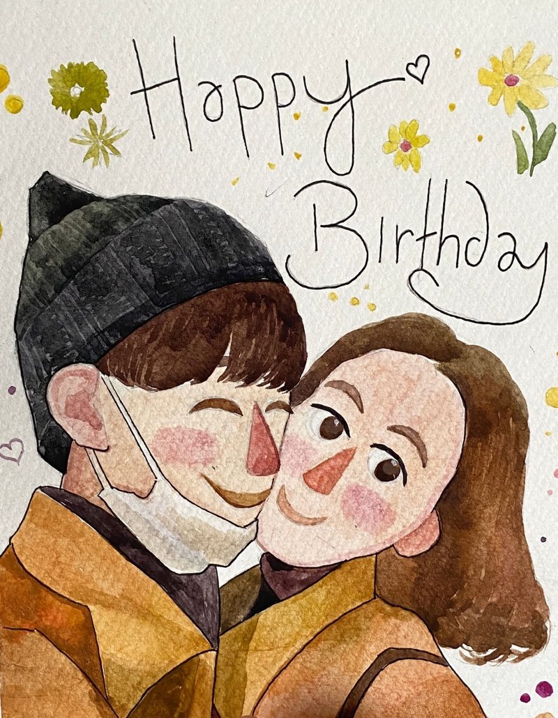 (Electronic file) Customized portrait painting like Yan painting cartoon - ภาพวาดพอร์ทเทรต/ภาพวาด/ภาพประกอบดิจิทัล - วัสดุอื่นๆ หลากหลายสี