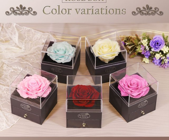 アクセサリーケース 収納 ピンク 可愛い 花 バラ プリザーブドフラワー アクセサリーケース 収納 ピンク 可愛い 花 バラ プリザーブドフラワー