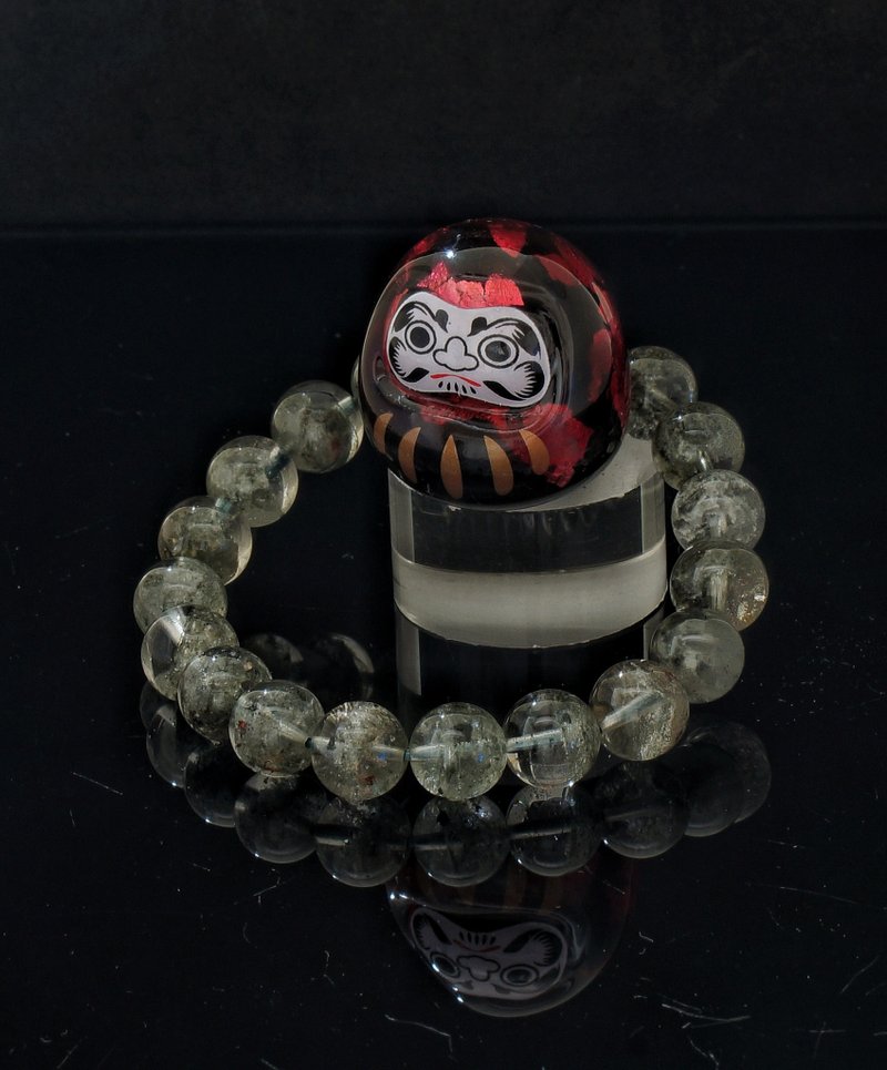 グリーンファントムクォーツ 10.2mm クリスタルブレスレット ( HKA9218 ) - ブレスレット - クリスタル 