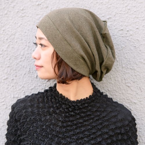 Casualbox 日本製 100%有機棉 多功能帽 包頭帽