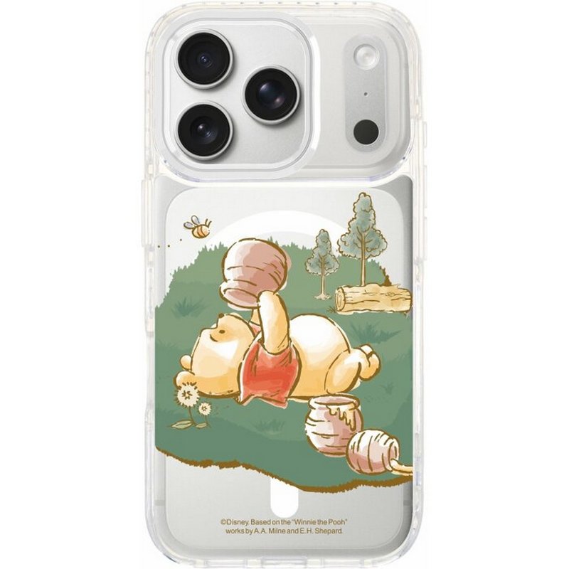 迪士尼維尼熊 iPhone17 Pro Max 透明/磁吸磁換式手機殻 - 手機殼/手機套 - 塑膠 多色