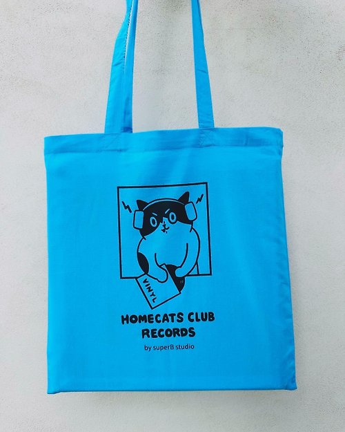superB studio Homecats Club 唱片行購物袋