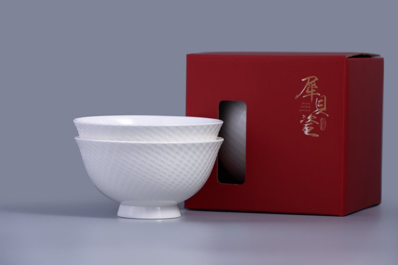 玉麗婉 - 碗 - 瓷 白色