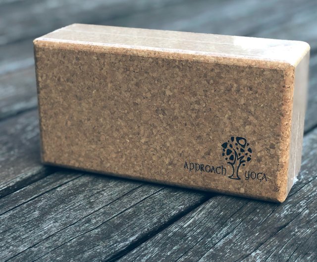 Natural Cork Yoga Brick - Shop Oaki Corki x Approach Yoga Fitness Equipment  - Pinkoi