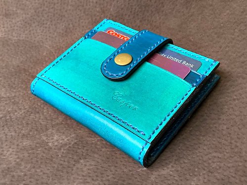 Le Papillon 植鞣牛皮 手作手染名片包 名片盒 證件袋 卡片包 信用卡包 可客製