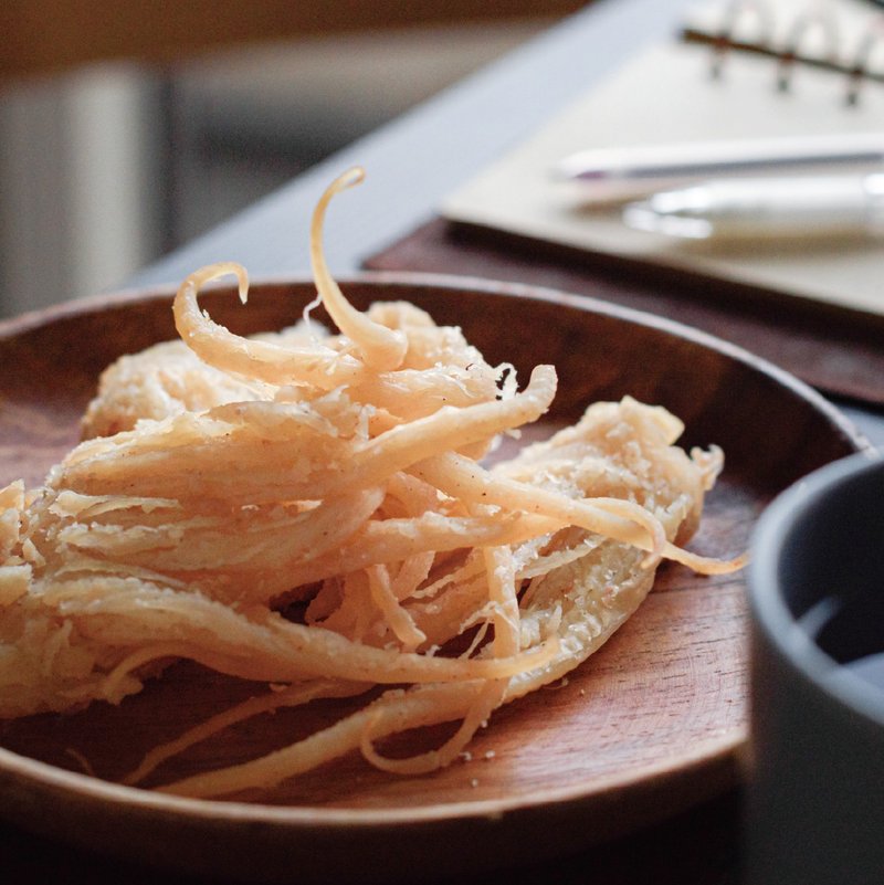 小開椒麻魷魚足(165g) - 肉乾/肉鬆 - 其他材質 黃色