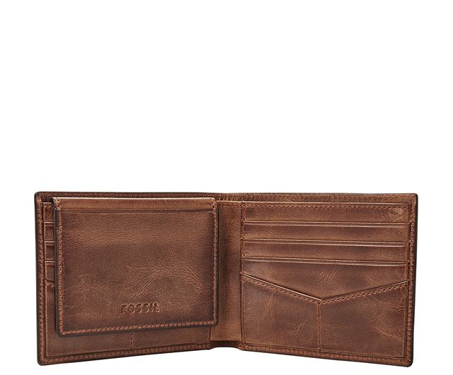 Fossil Derrick RFID Leather Bifold Wallet