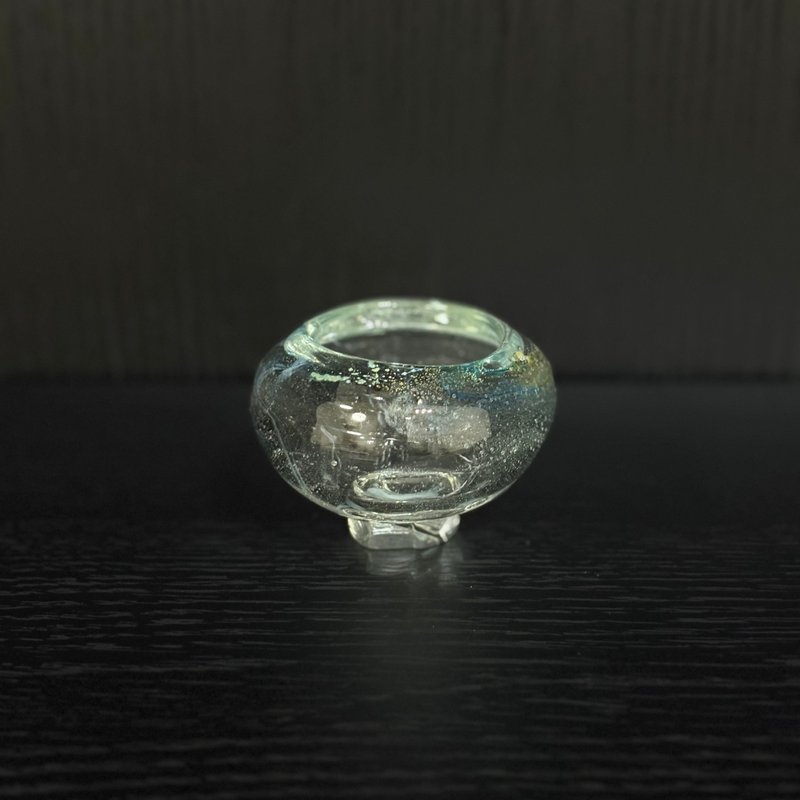 氣泡丸盞玻璃花瓶 - 擺飾/家飾品 - 玻璃 