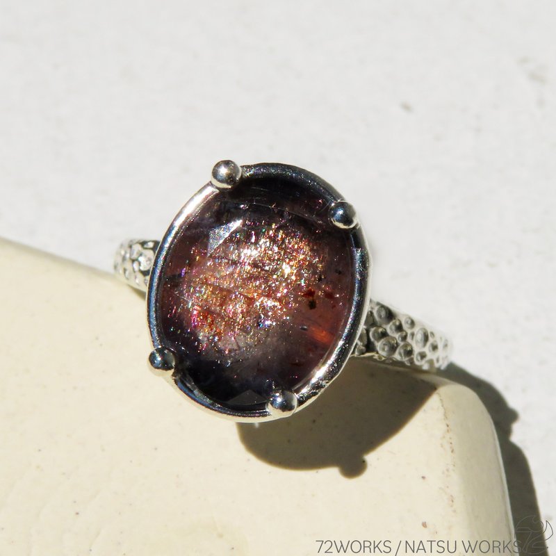 アイオライトサンストーン リング / Iolite Sunstone Ring l l - 戒指 - 寶石 紫色