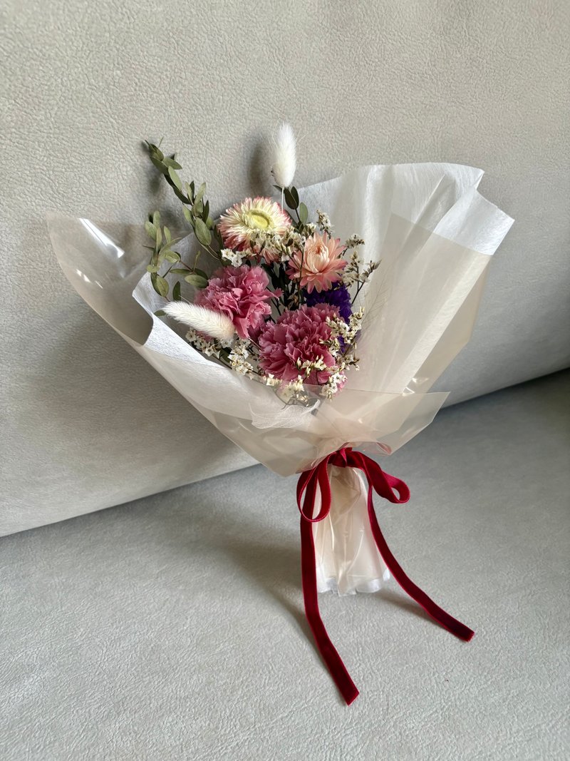 康乃馨永生小花束 24小時出貨∣母親節.畢業季.生日禮物 - 擺飾/家飾品 - 植物．花 藍色
