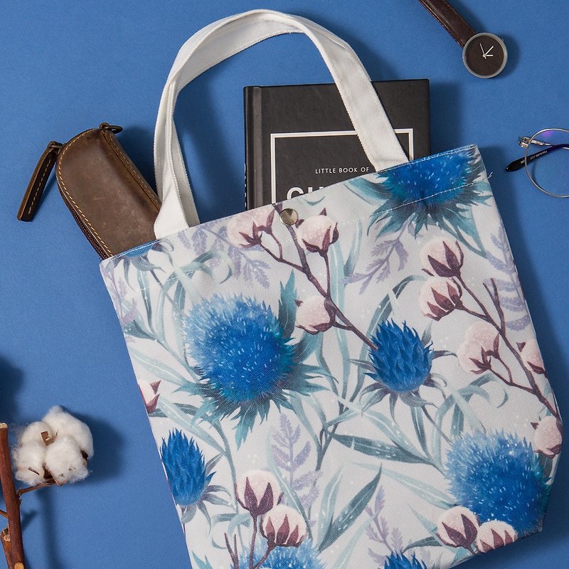 Accompanying small bag - Miss Miranda temperament Miss - Miranda - Handbags & Totes - Cotton & Hemp Blue