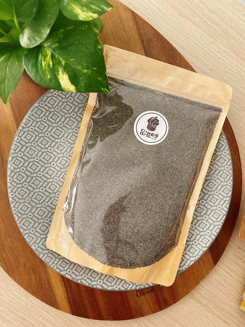 300g roasted pure black sesame powder (no flavoring, no additives) - 健康食品・サプリメント - 食材 カーキ