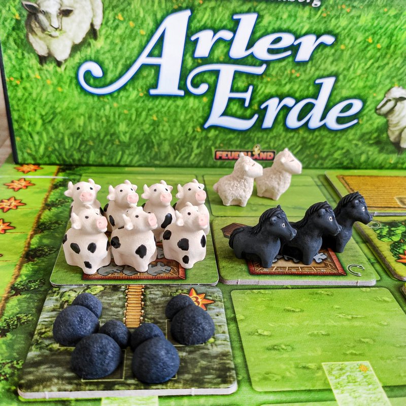 Deluxe Resource Tokens compatible with Fields of Arle: Tea & Trade expansion - บอร์ดเกม - วัสดุอื่นๆ 