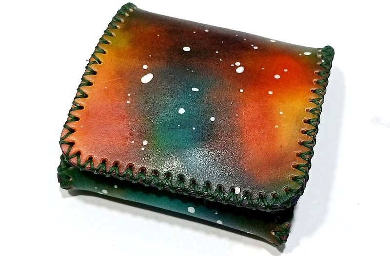 Rendering square coin purse - Coin Purses - Genuine Leather Multicolor