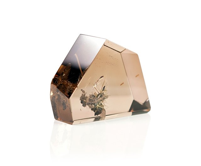 スモーキールチル！ゴールドルチル　ルチルクォーツ　クリアタイプ 正佳珠寶】ゴールドルチルクォーツ 最高級 超クリアスモーキールチル