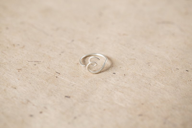 ChatterRing E-H silver ring - 戒指 - 純銀 銀色