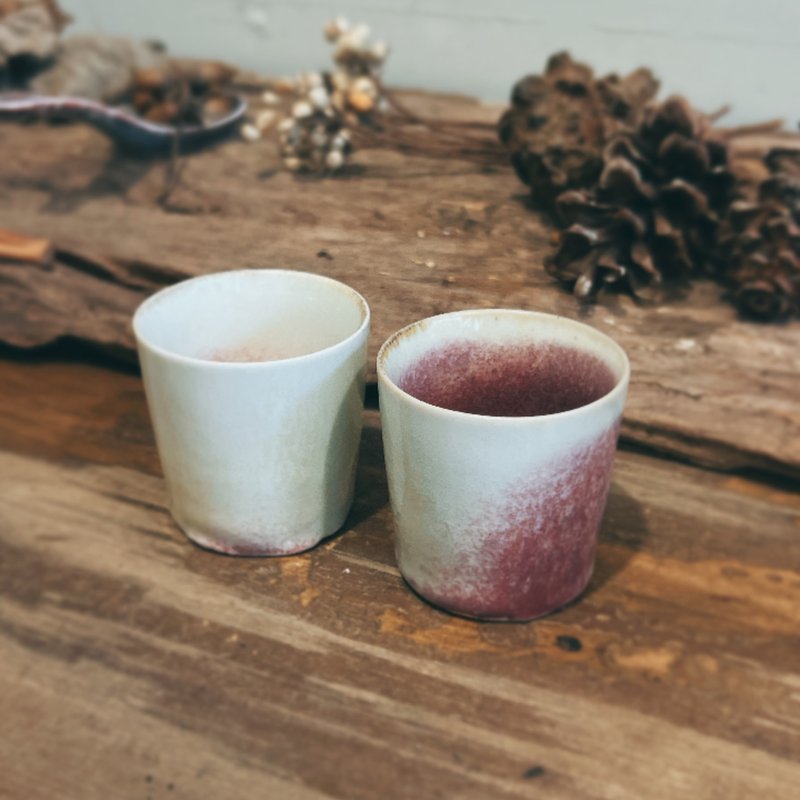 柴燒鈞瓷杯 對杯 - 茶壺/茶杯/茶具 - 瓷 多色