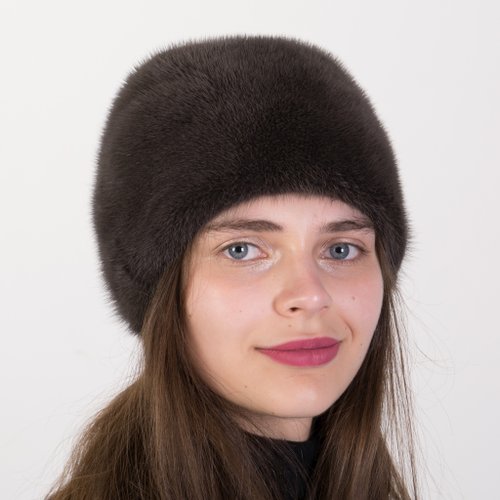FurStyleUA Womens Fur Hat Winter Mink Hat Real Fur Hat Russian Fur Hat Luxury Mink Hats
