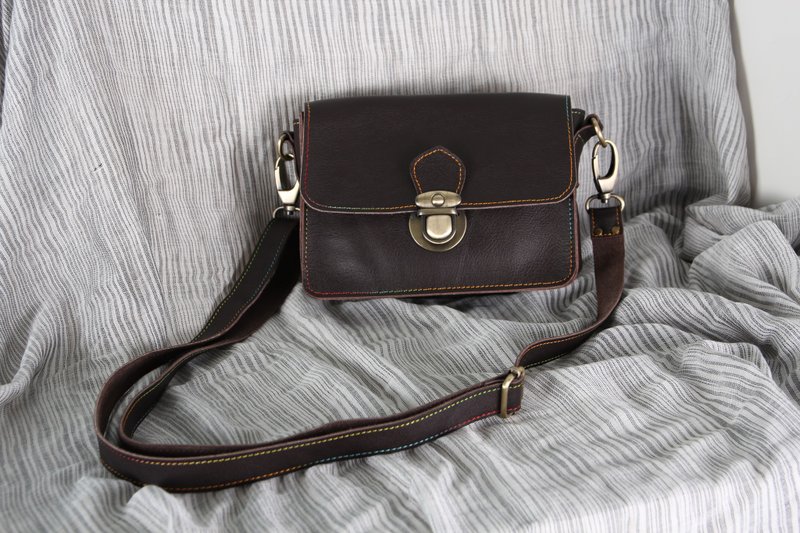 Leather bag - Messenger Bags & Sling Bags - Genuine Leather 